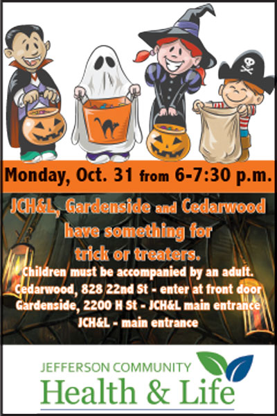Halloween at Cedarwood, Gardenside, Fairbury, Nebraska