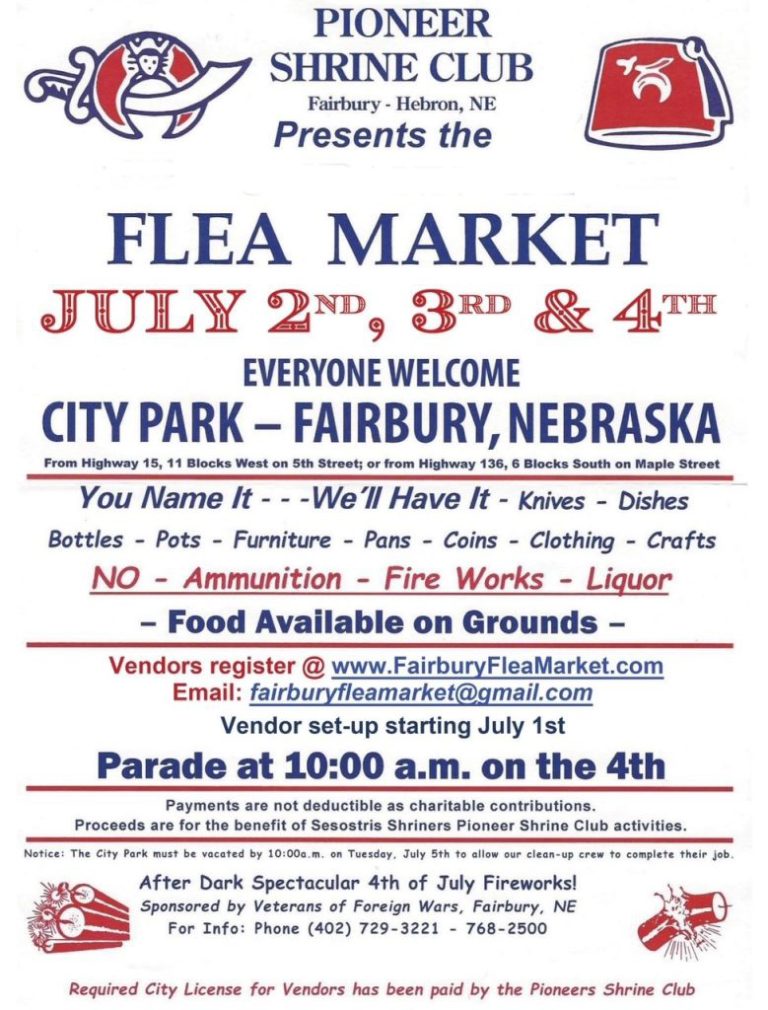 Shriners Flea Market 2023